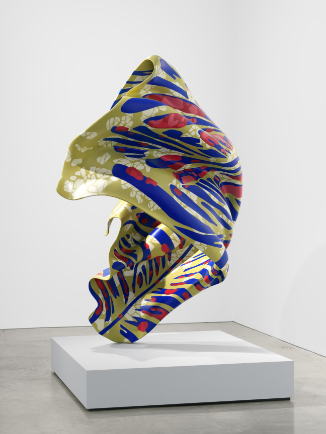 Image of YINKA SHONIBARE, CBE's sculpture titled Abstract Bronze I, 2023.