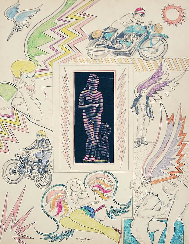 Image of ROBERT SMITHSON's Untitled [Venus with lightning bolts], 1964