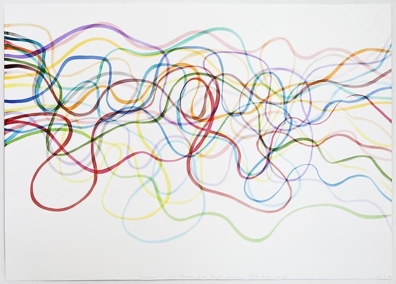 Image of SPENCER FINCH's Forecast (Jet Stream Over North America, 10 1/2 days Ahead), 2013