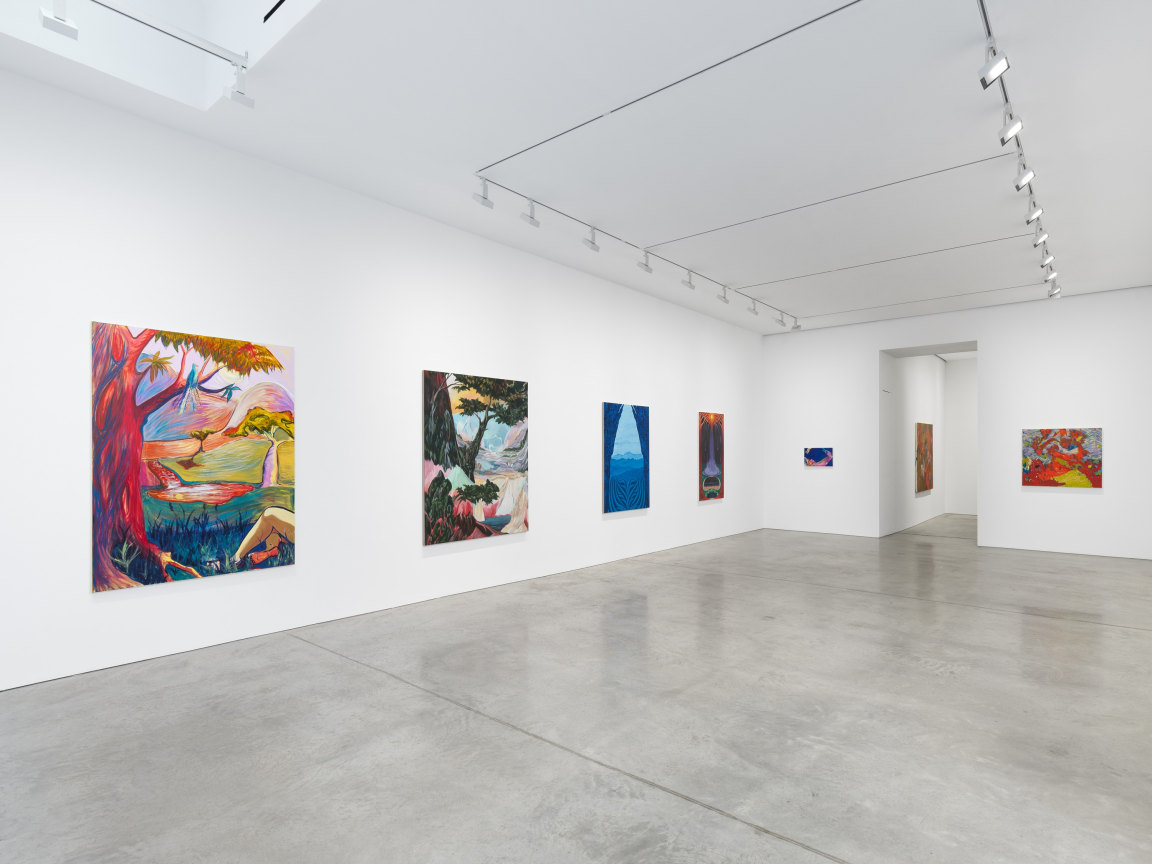 Installation view, Arcadia and Elsewhere, James Cohan, 48 Walker Street, NY, January 12 - February 10, 2024