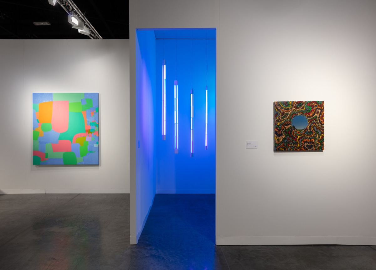 Installation view, James Cohan at Art Basel Miami Beach, Booth G18, Miami, FL, December 2-5, 2021