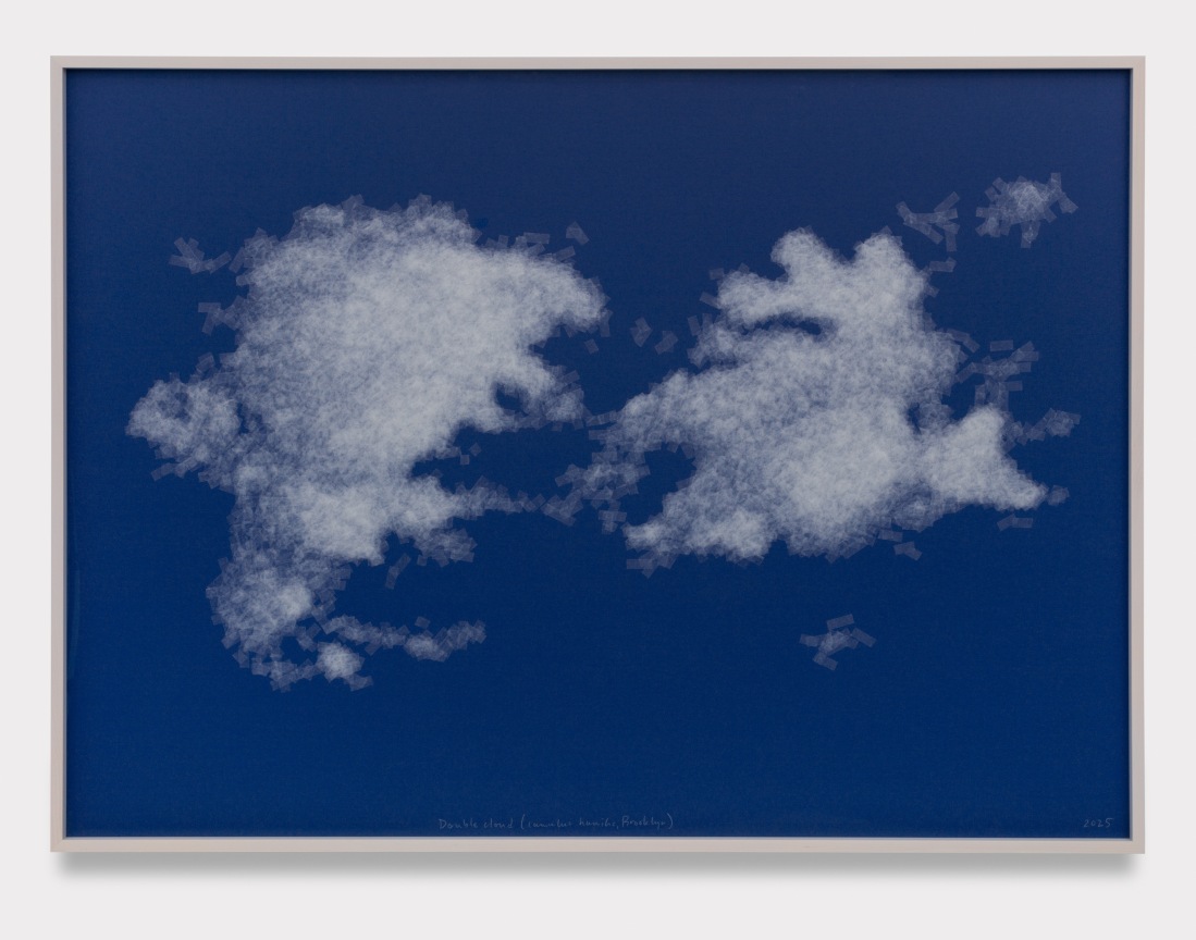 SPENCER FINCH, Double cloud (cumulus humilis, Brooklyn), 2025