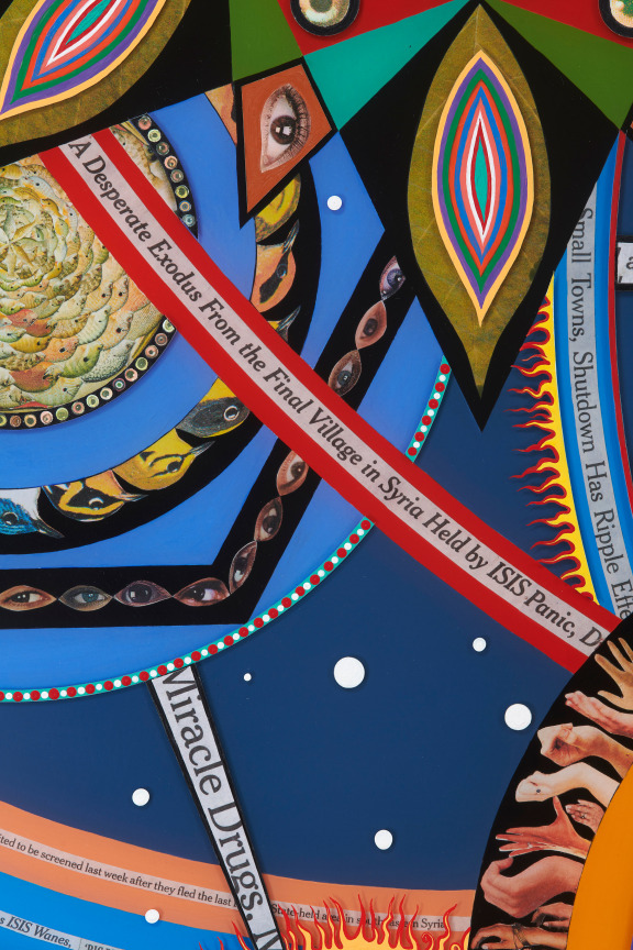 Detail of FRED TOMASELLI's Untitled, 2019
