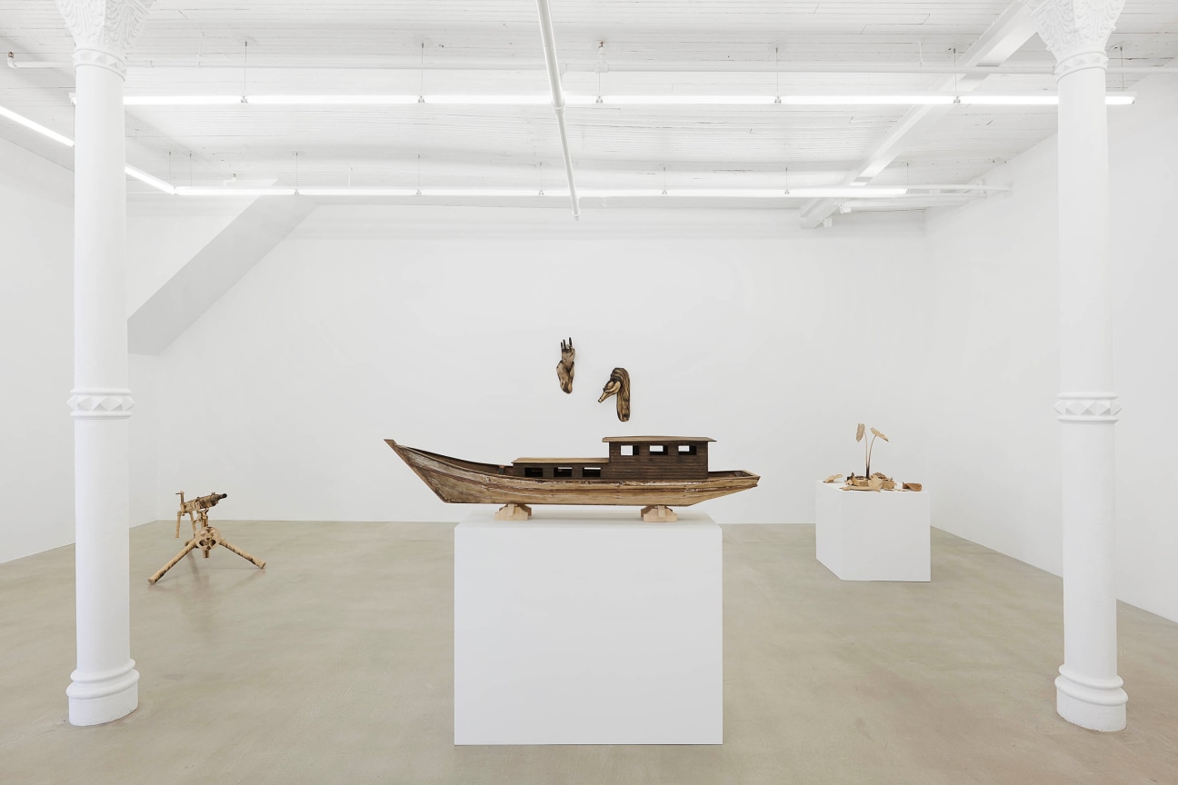 installation view of tuan andrew nguyen's exhibition A Lotus in a Sea of Fire, February 28 - May 3, 2020
