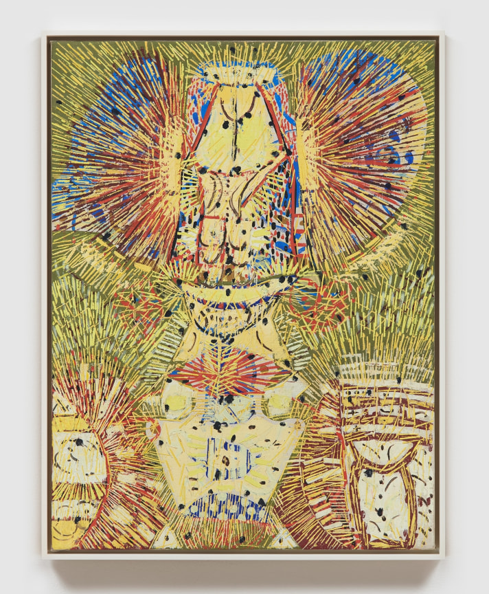 image of lee mullican's Untitled (The Owl), 1949