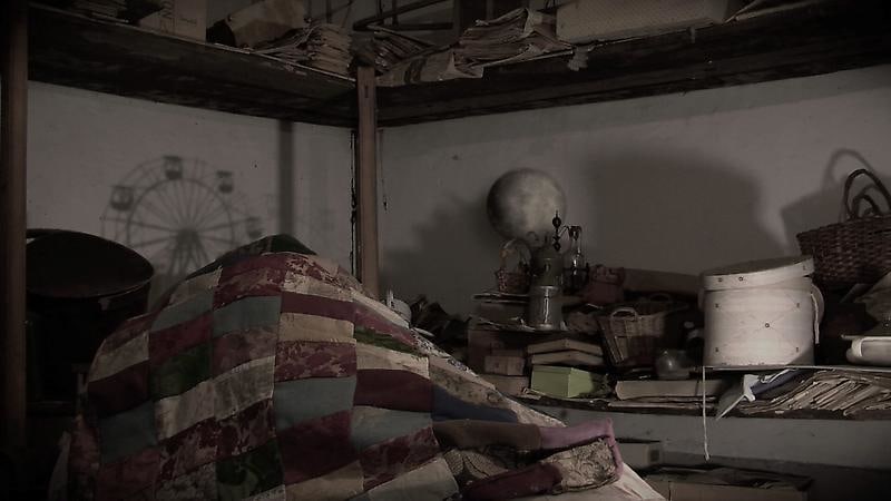 still of a messy room