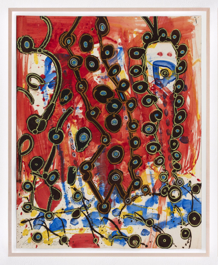 image of lee mullican's Linked worlds,&nbsp;1965