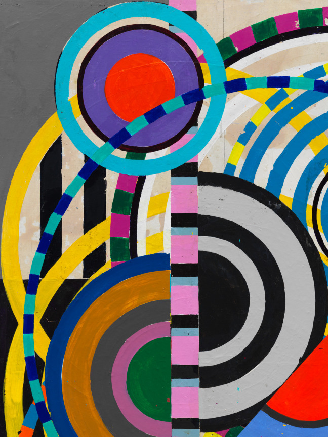 Detail of BEATRIZ MILHAZES's Orquestra com estrelas,&nbsp;2017 / 2019