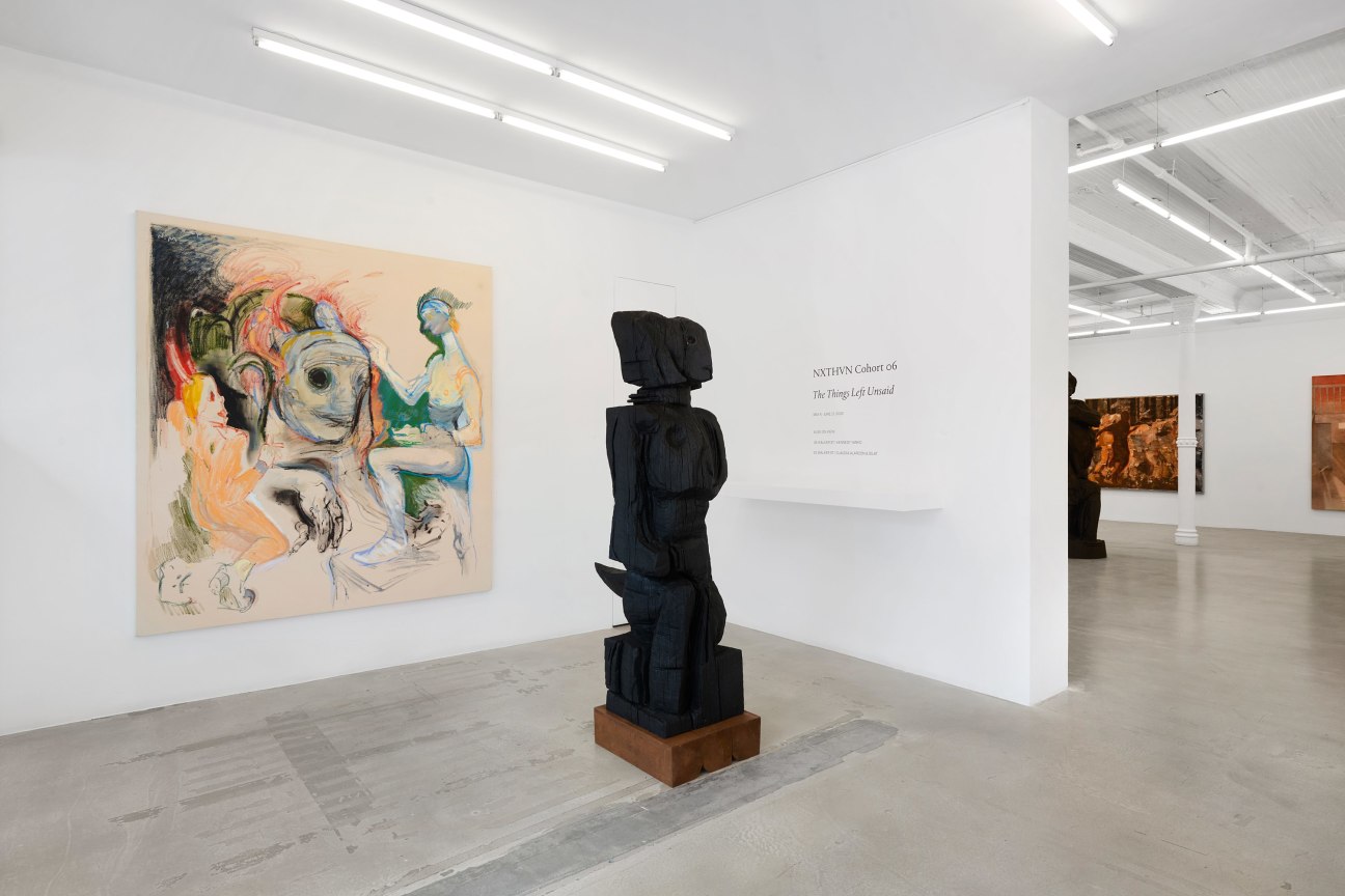 Installation view, NXTHVN Cohort 06,&nbsp;The Things Left Unsaid, James Cohan, 291 Grand St, New York, NY, May 8 - June 21, 2025.