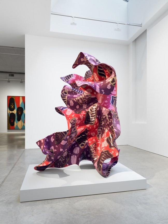 Image of YINKA SHONIBARE, CBE  Wind Sculpture in Bronze II, 2023