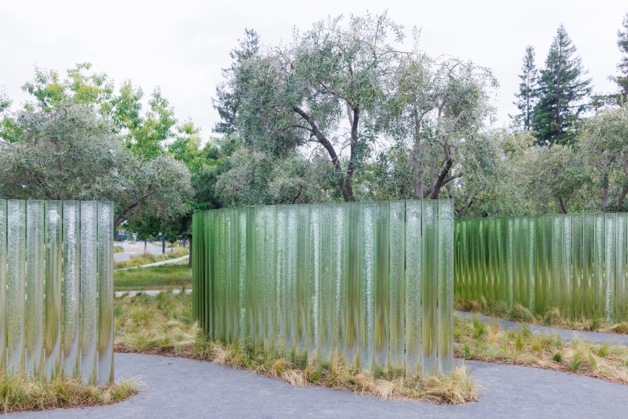 Installation view, Mirage,&nbsp;Katie Paterson and Zeller &amp; Moye, 2023.&nbsp;Commissioned by Apple.&nbsp;Photo by Iwan Baan.