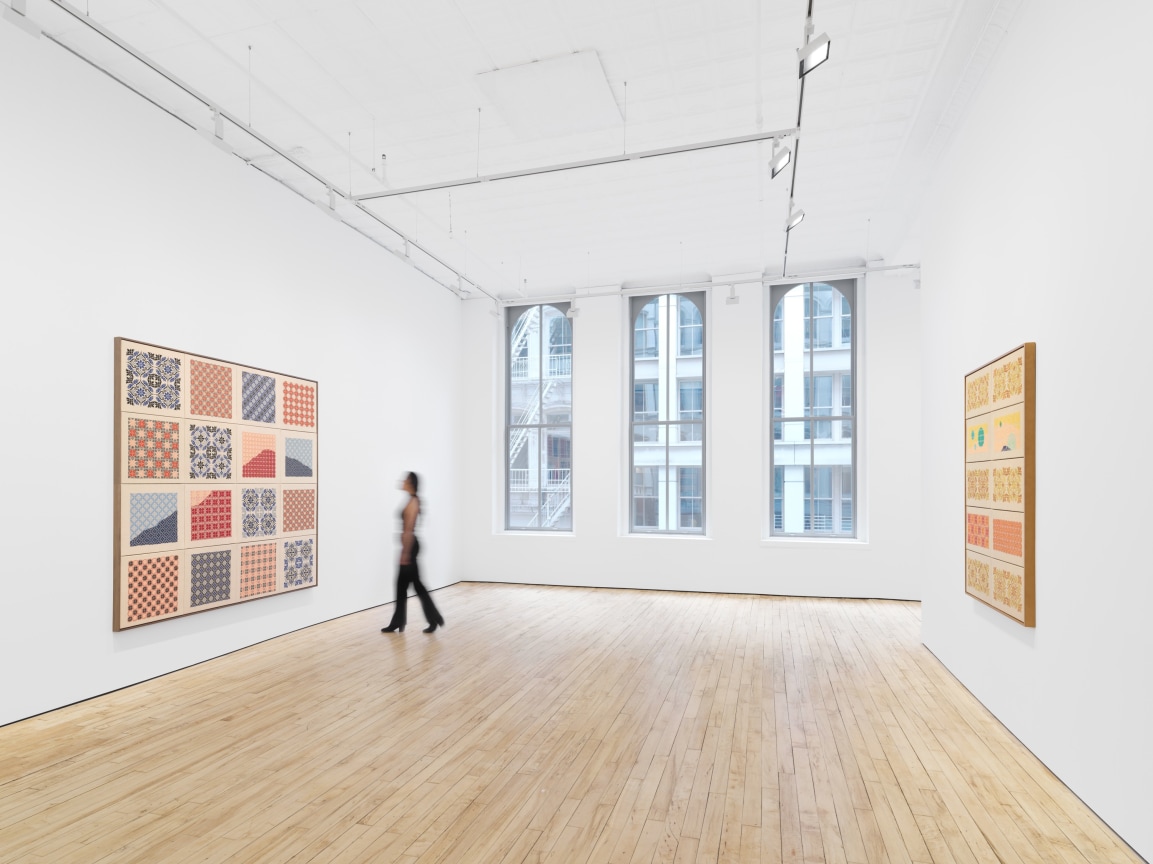 Installation View, Jordan Nassar, A Mountain Looms, James Cohan, 52 Walker Street, April 7 - May 10, 2023