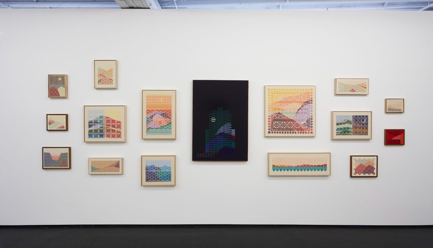 installation view of jordan nassar's The Field Is Infinite December 5, 2020 - April 4, 2021