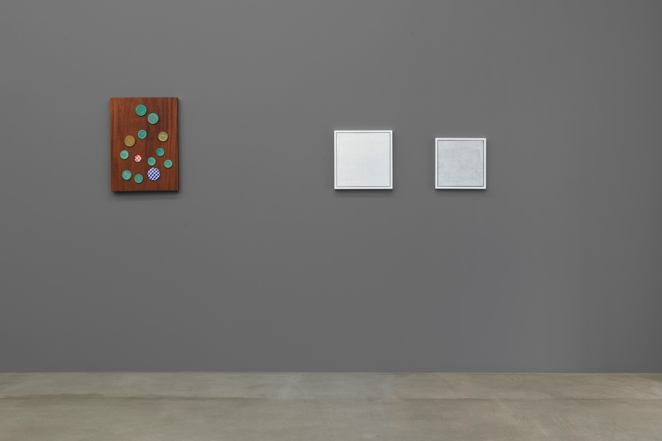 view of several artworks