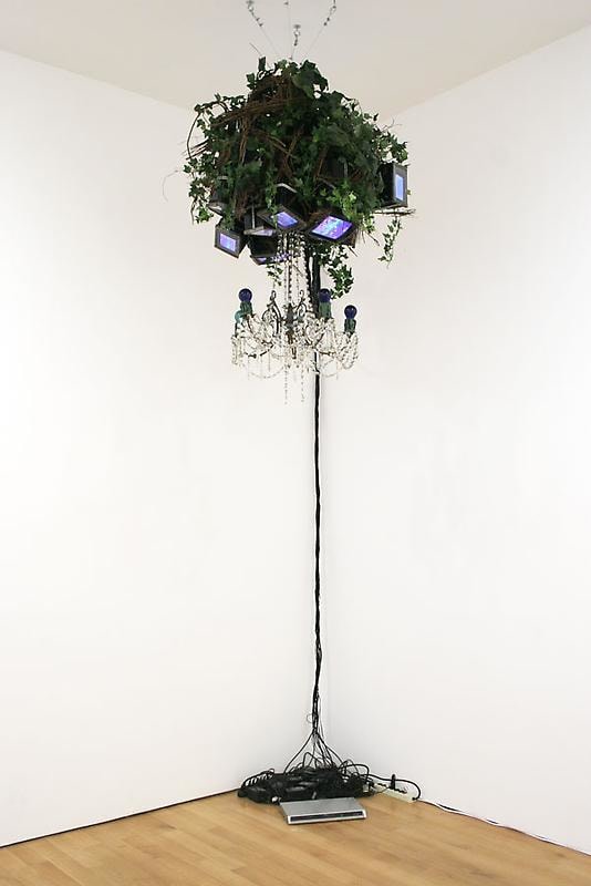 Image of NAM JUNE PAIK's Videochandelier X,&nbsp;1991