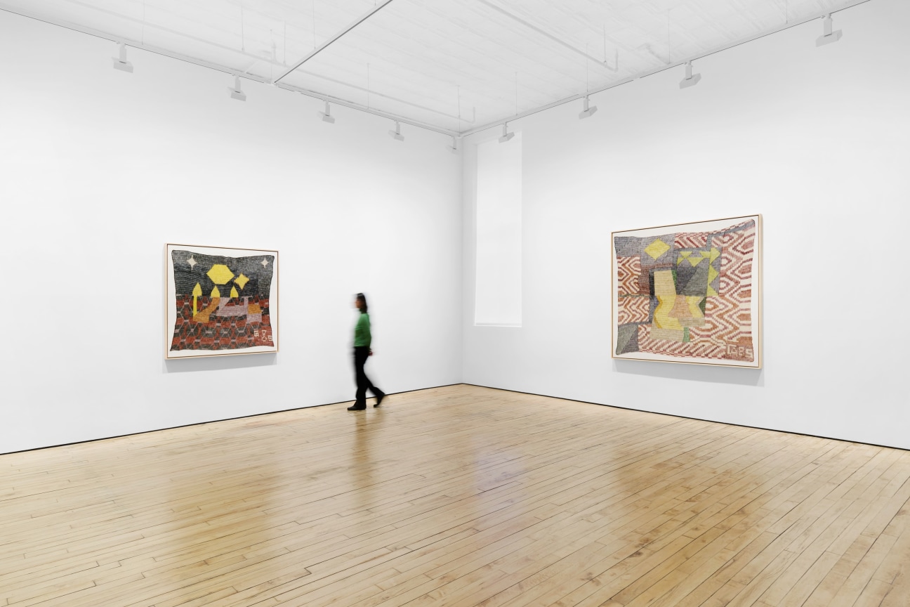 Installation view, Claudia Alarc&oacute;n &amp;amp; Sil&auml;t,&nbsp;James Cohan, 52 Walker Street, New York, NY, April 11 - May 10, 2025.