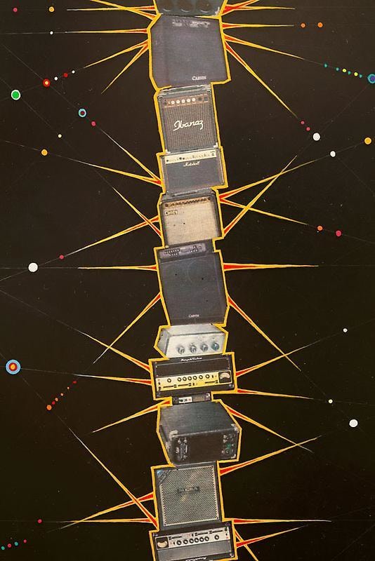 detail of FRED TOMASELLI's Stack, 2009