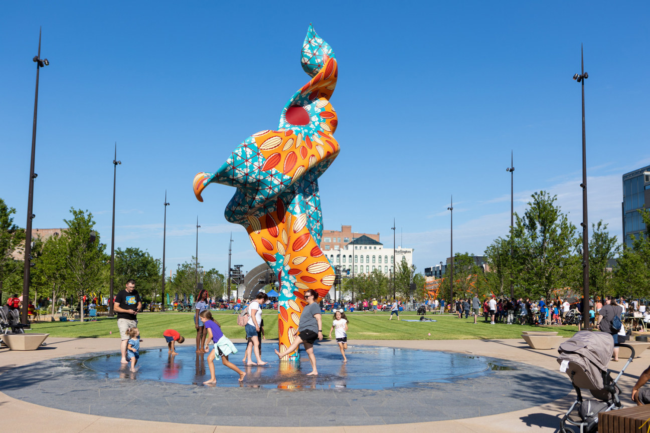 Image of YINKA SHONIBARE, CBE's Wind Sculpture (TG) I, 2022