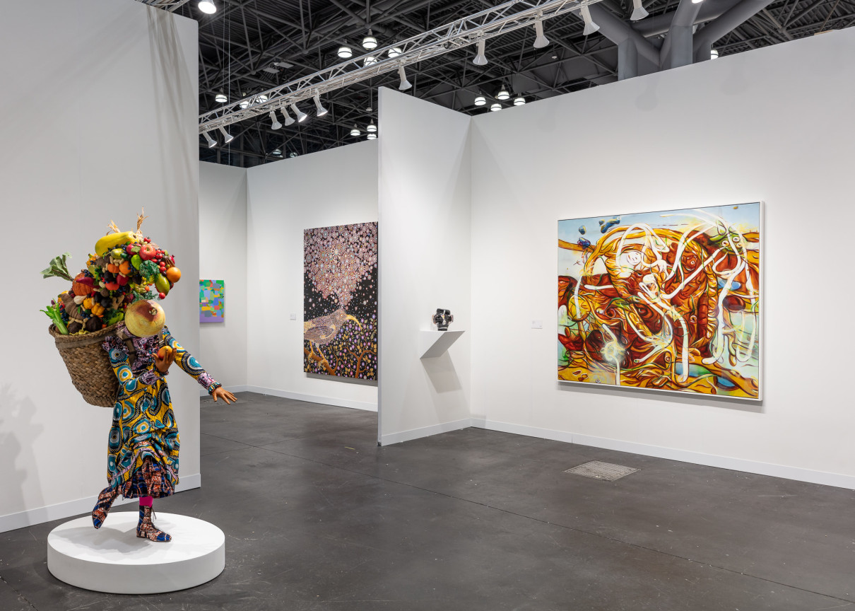 Installation view, Booth 206, The Armory Show, Javits Center, New York, September 9 - 11, 2022.