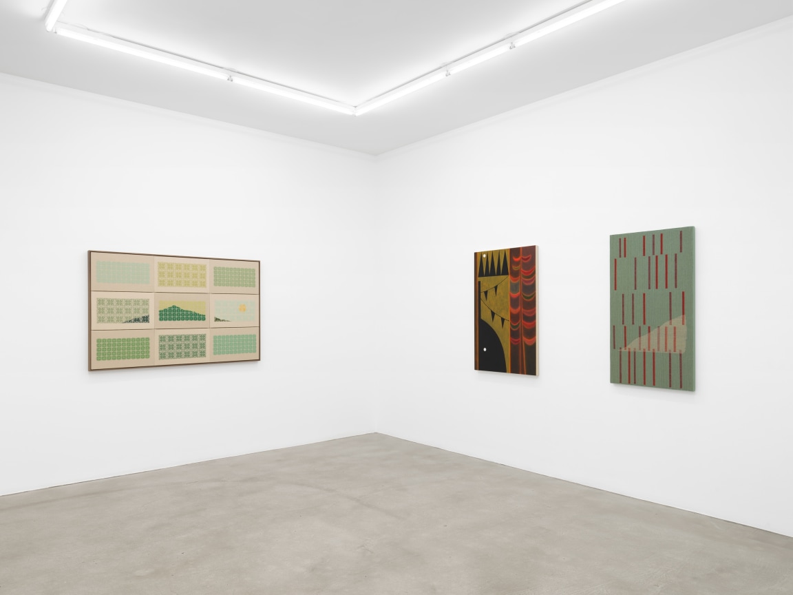 Installation view, Arcadia and Elsewhere, James Cohan, 291 Grand Street, NY, January 12 - February 10, 2024
