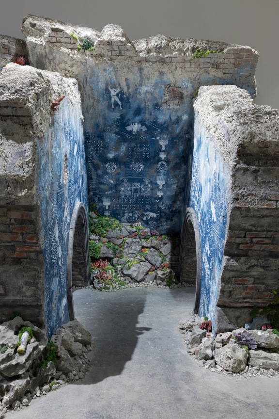 Image of FIRELEI B&Aacute;EZ's the vast ocean of all possibilities (19&deg;36&prime;16.9&Prime;N 72&deg;13&prime;07.0&Prime;W / 41&deg;30&prime;32.3&Prime;N 81&deg;36&prime;41.7&Prime;W),&nbsp;2022, at Art Basel Unlimited.