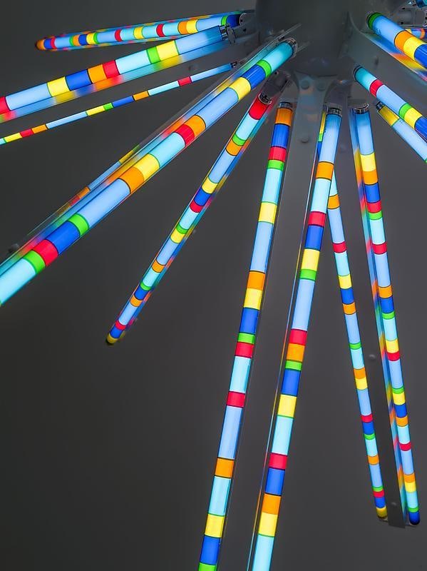 Detail of Spencer Finch's 49 Years Ago (Starlight), 2011