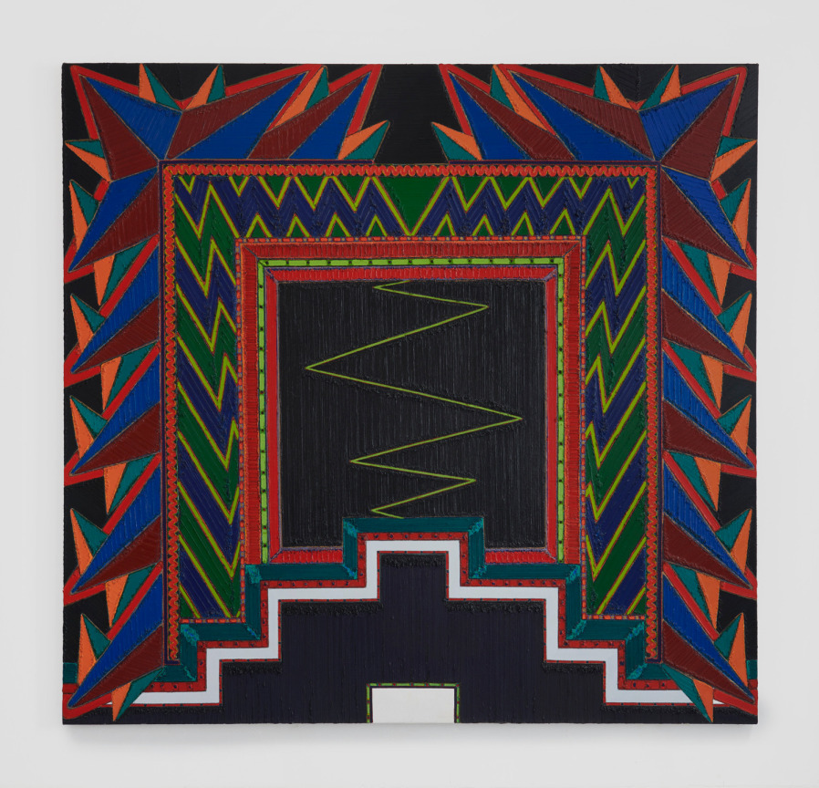 Image of MARY GRIGORIADIS's oil on canvas painting Night Bloom, 1983