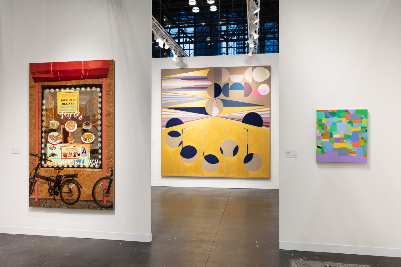 Installation view, Booth 206, The Armory Show, Javits Center, New York, September 9 - 11, 2022.