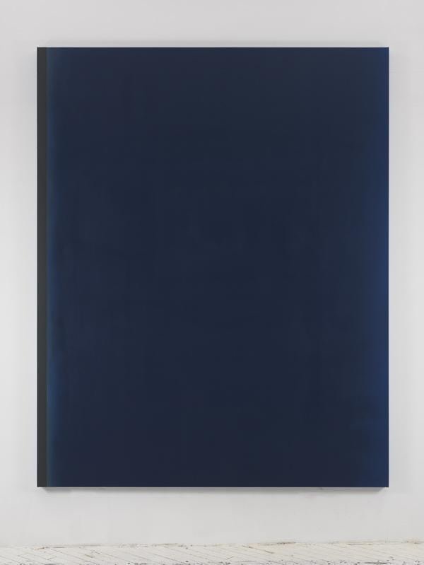 a blue painting