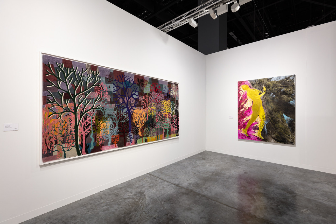 Installation view, James Cohan at Art Basel Miami Beach, Booth G20, Miami, FL, November 29 - December 3, 2022