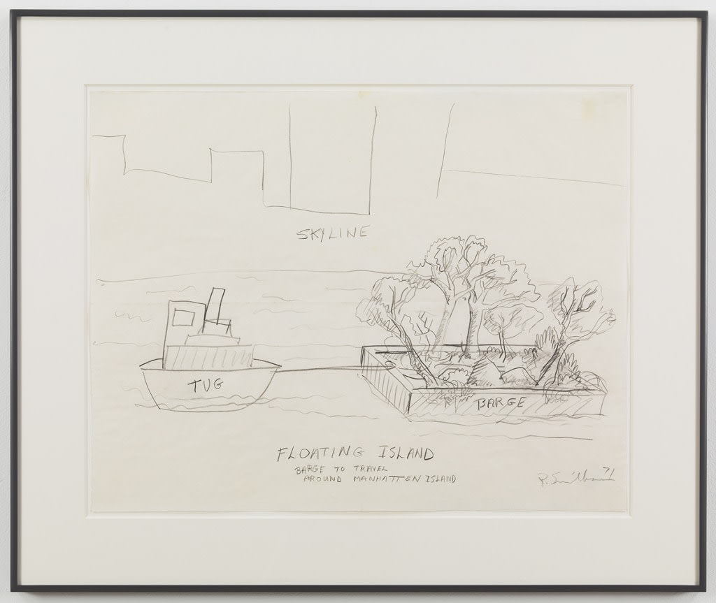 Floating Island - Barge to Travel Around Manhatten Island, 1971