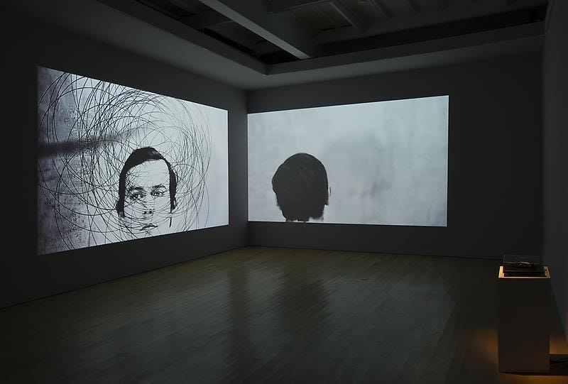 two video projections