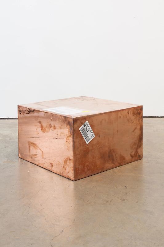 Image of WALEAD BESHTY's 20-inch Copper (FedEx&reg; Medium Kraft Box &copy;2004 FEDEX 155143 REV), Standard Overnight, Los Angeles-New York trk#798399701913, May 15-16, 2012 2012