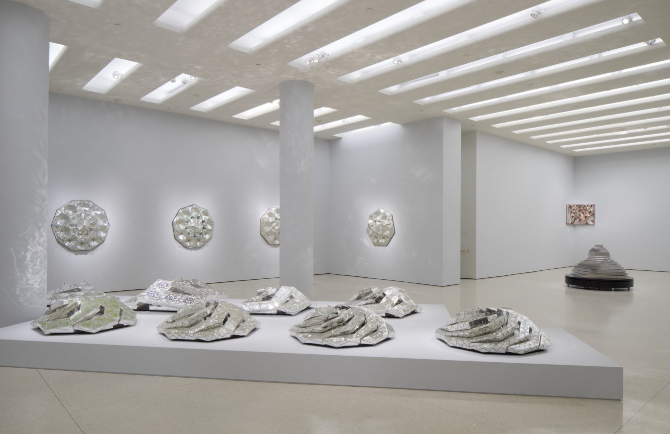 Installation view,&nbsp;Monir Shahroudy Farmanfarmaian,&nbsp;Infinite Possibility. Mirror Works and Drawings 1974&ndash;2014, Solomon R. Guggenheim Museum, March 13 - June 3, 2015, Photograph by David Heald. &copy;&nbsp;Solomon R. Guggenheim Foundation, New York.