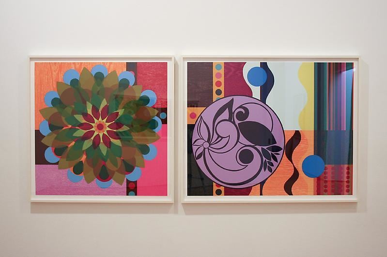 installation view of one artwork