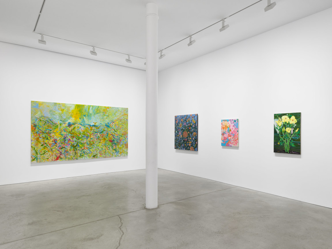 Installation view, Arcadia and Elsewhere, James Cohan, 48 Walker Street, NY, January 12 - February 10, 2024