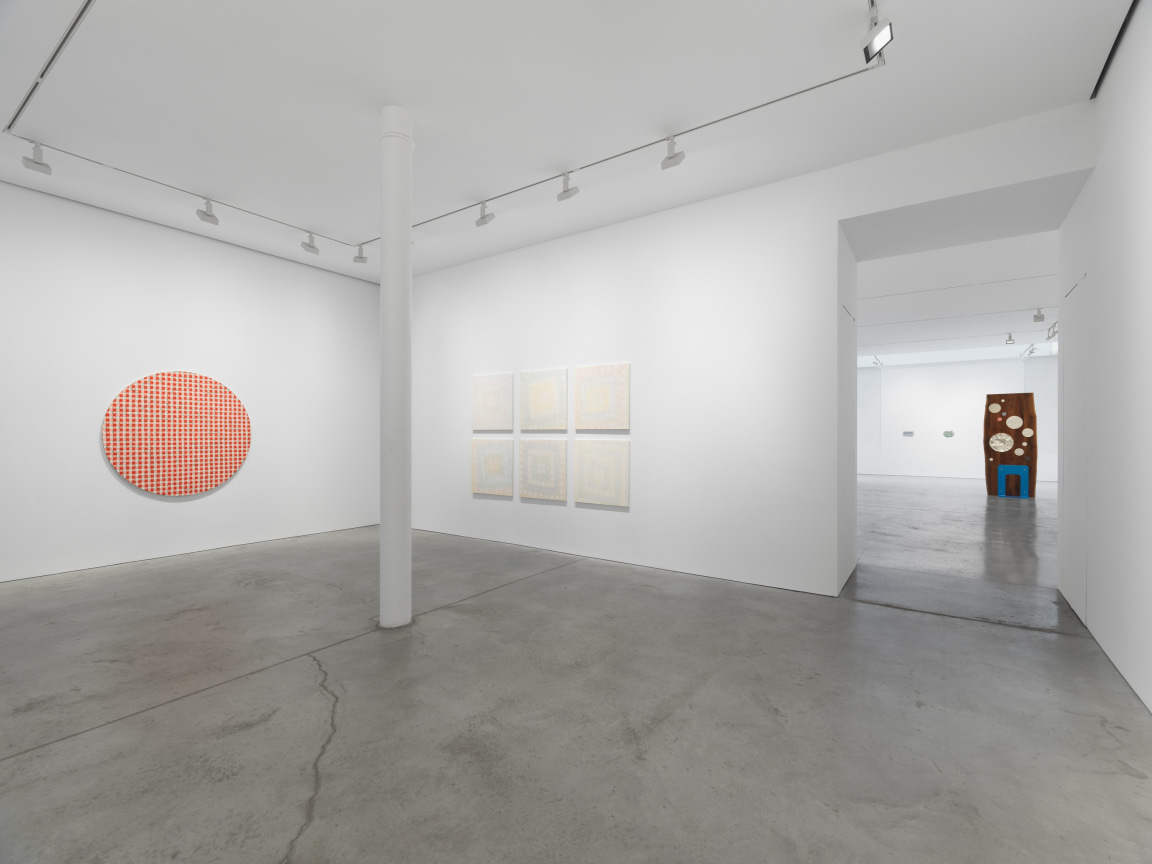 Installation view, Michelle Grabner,&nbsp;James Cohan, 48 Walker Street, NY, June 28 - July 28, 2023