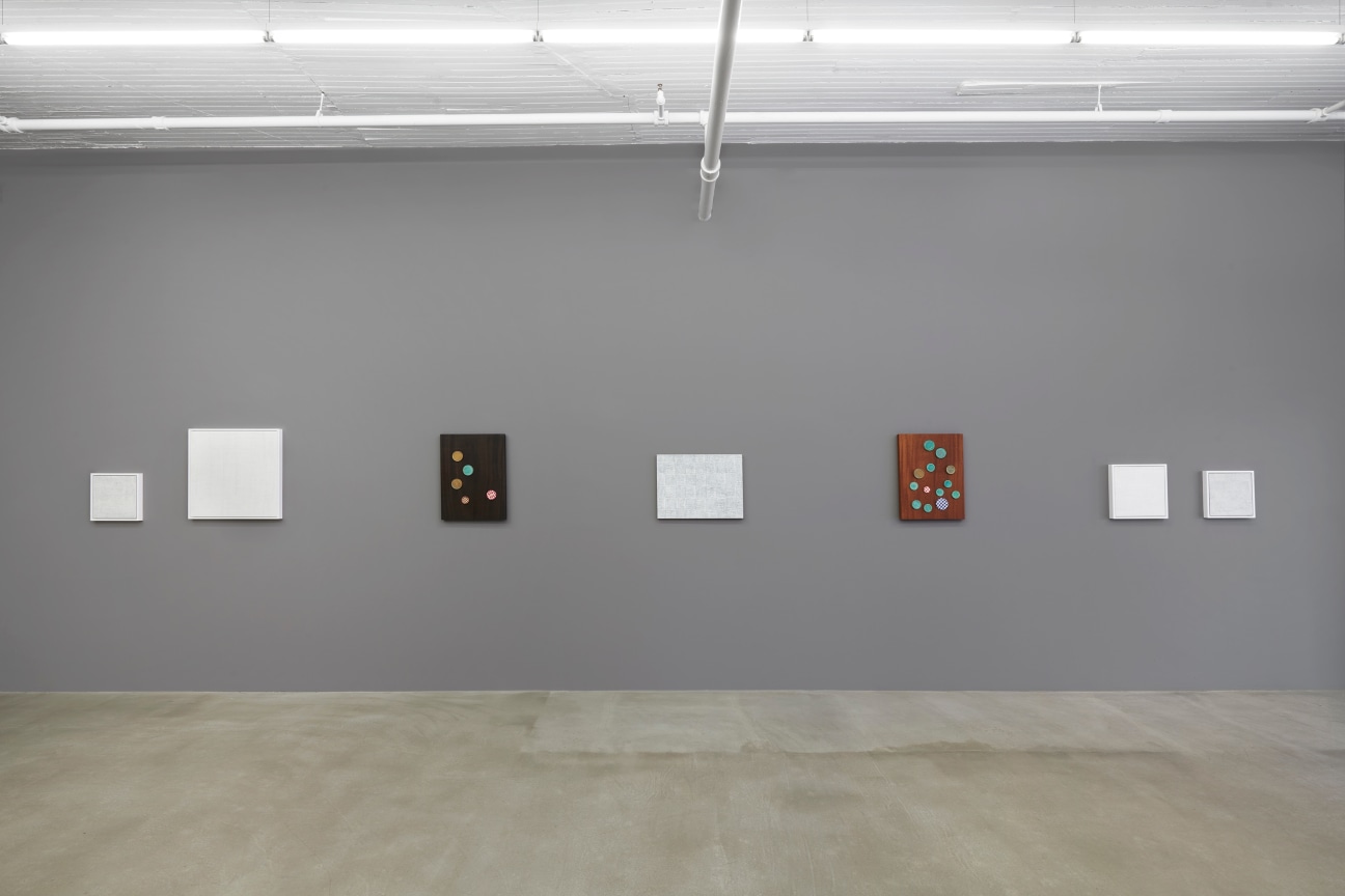 view of several artworks