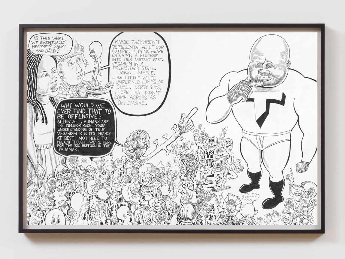 TRENTON DOYLE HANCOCK's Trenton Doyle Hancock Presents The Moundverse, Chapter 2: Veganism, 2020