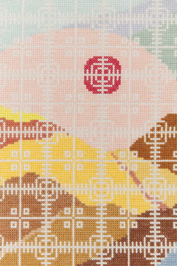 detail of jordan nassar's A Day As Single As A Cherry-Flower, 2020