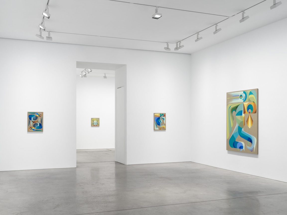 Installation view, Eamon Ore-Giron,&nbsp;Conversations with Snakes, Birds, and Stars,&nbsp;James Cohan, New York, NY, November 7 - December 20, 2025