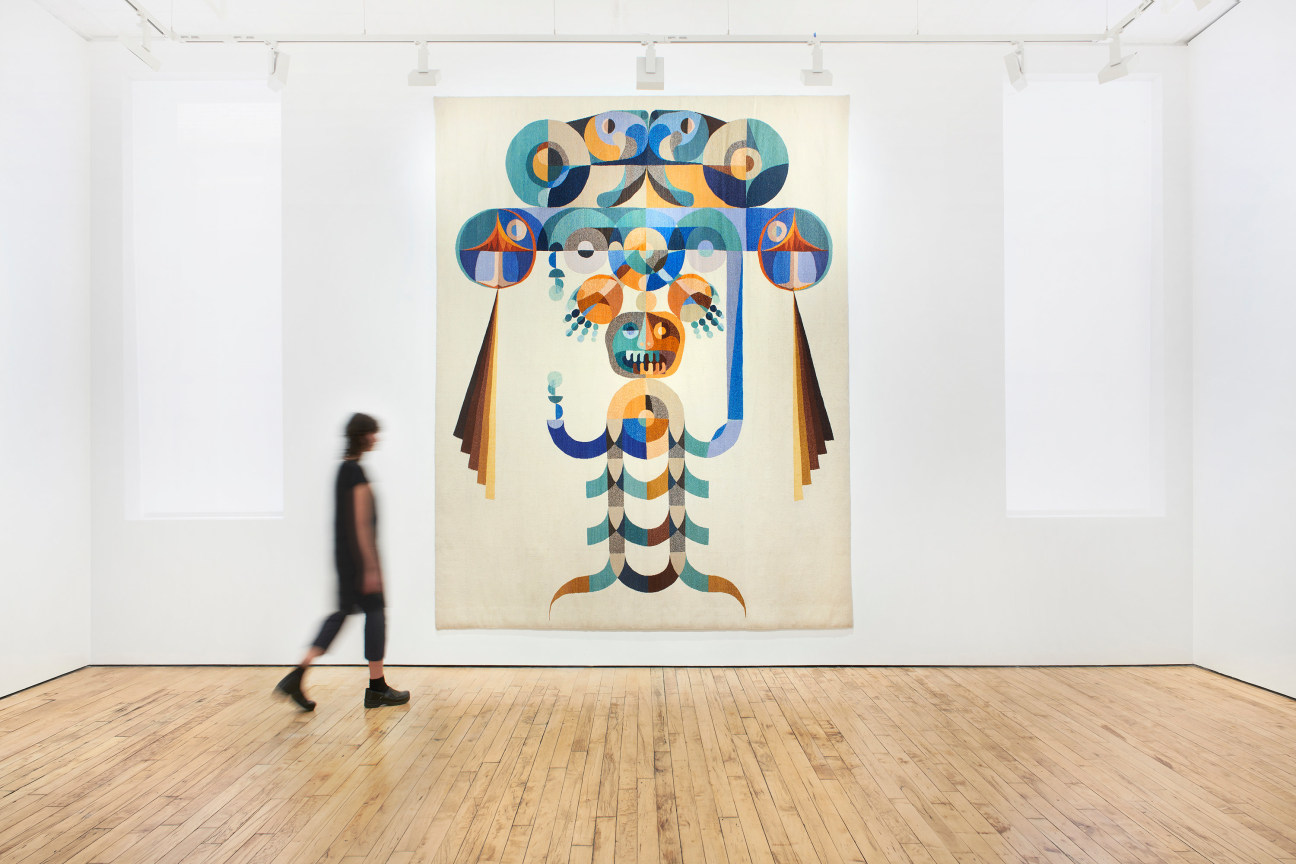 Installation view, Eamon Ore-Giron: Talking Shit, James Cohan, 52 Walker Street, NY, September 8 - October 21, 2023.
