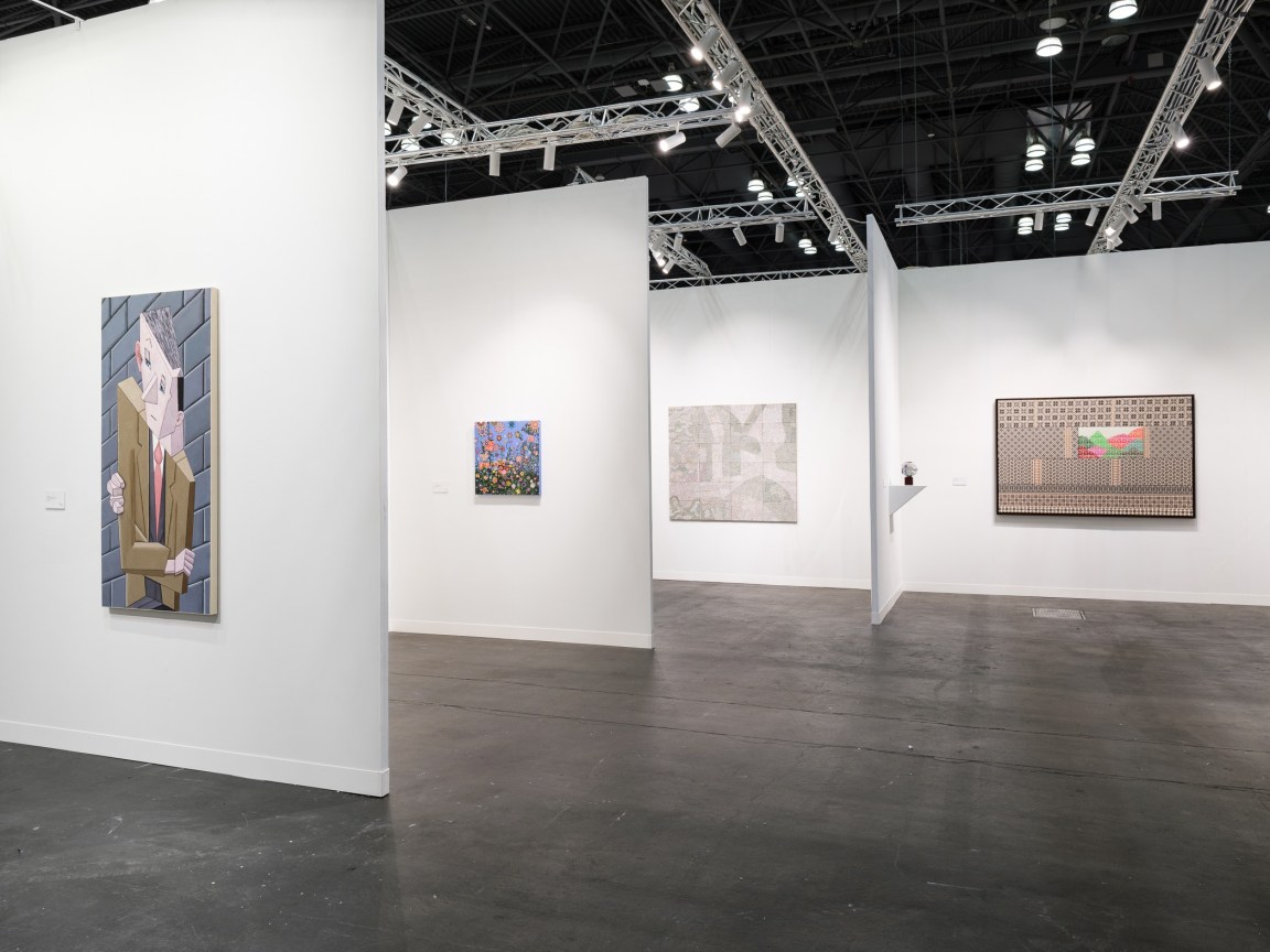 Installation view, James Cohan at The Armory Show, Booth 116, Javits Center, New York, NY, September 4-7, 2025. Photo by Silvia Ros.