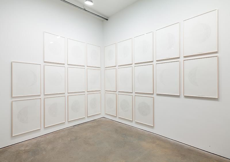 several drawings on paper