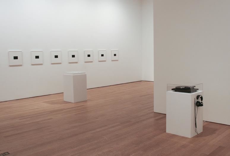 Installation view of Katie Paterson's work