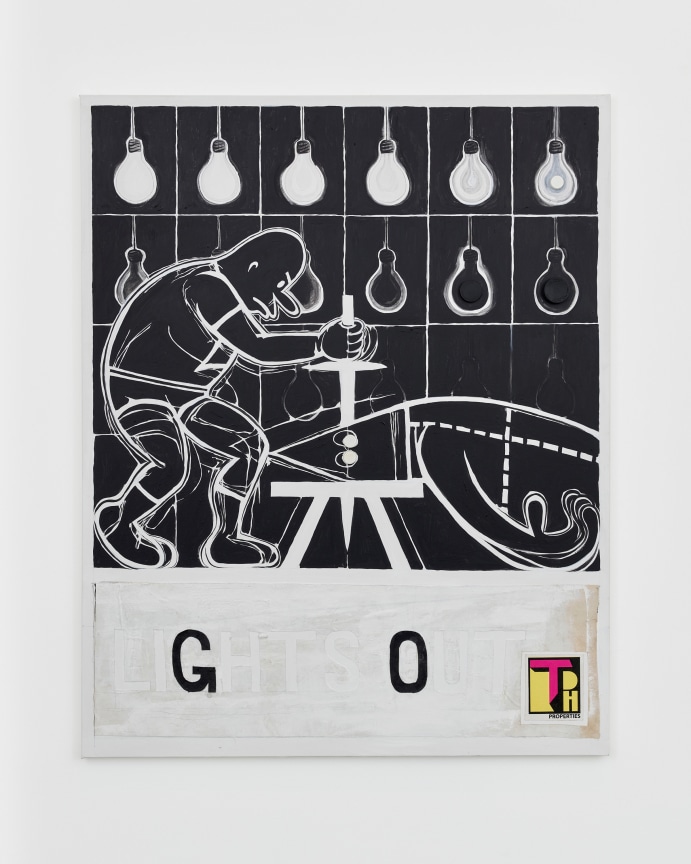 Image of TRENTON DOYLE HANCOCK's &quot;Lights Out,&quot; 2023