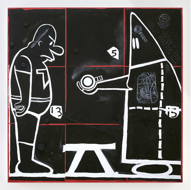 Mixed media on canvas