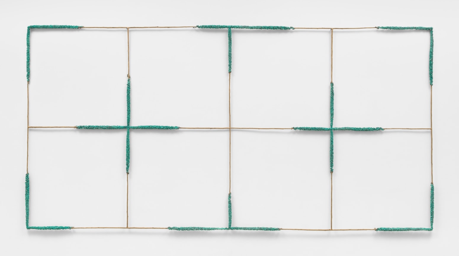 Image of an untitled artwork by Michelle Grabner made of bronze