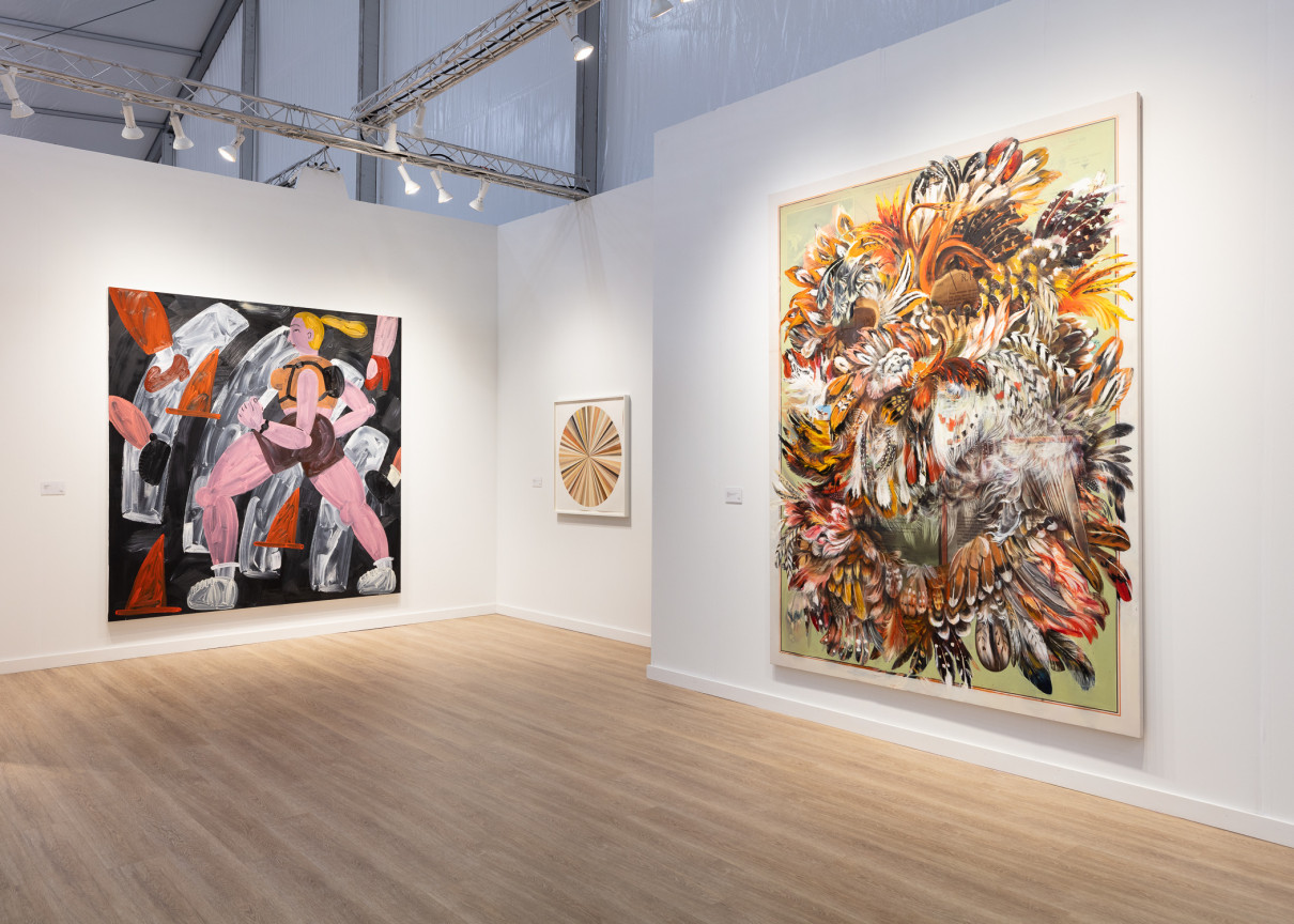 Installation view, James Cohan at Frieze Los Angeles, Booth E1, Los Angeles, CA, February 17 - 20, 2022