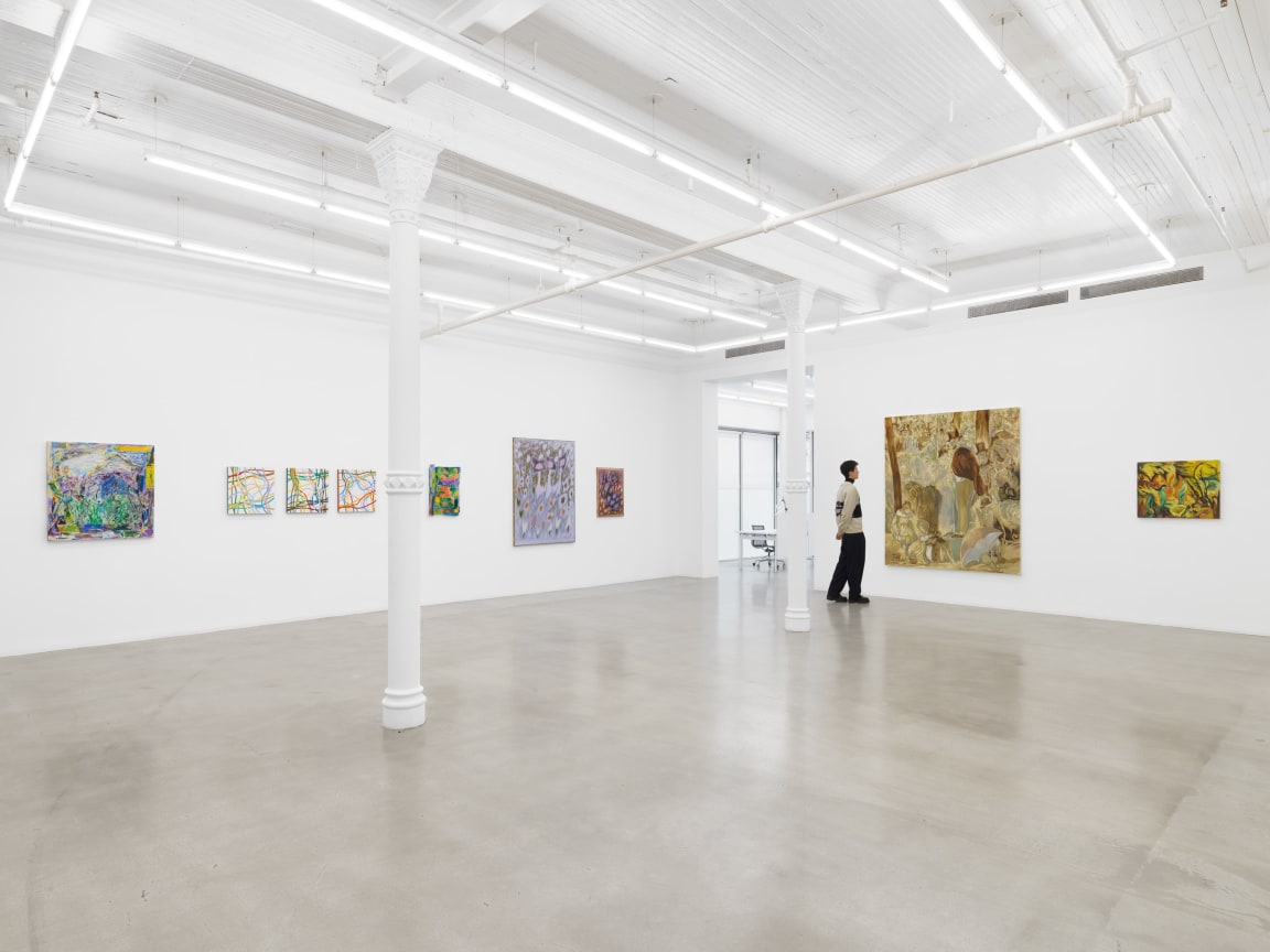 Installation view, Arcadia and Elsewhere, James Cohan, 291 Grand Street, NY, January 12 - February 10, 2024